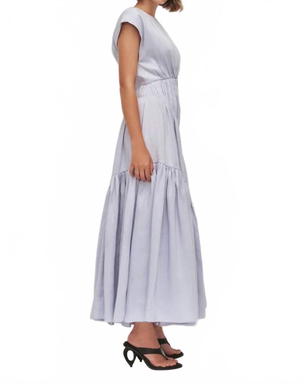 NEW AJE. ecliptica midi dress in french blue - Picture 3 of 4